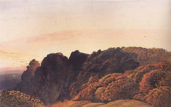 Samuel Palmer Rellow Twilight oil painting image